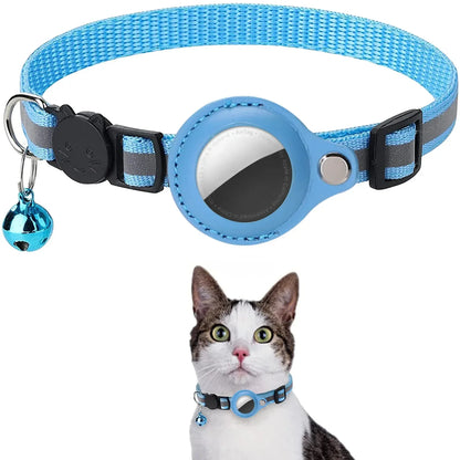 Adjustable Cat Air Tag Collar