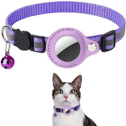 Adjustable Cat Air Tag Collar