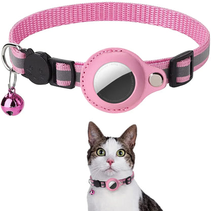 Adjustable Cat Air Tag Collar