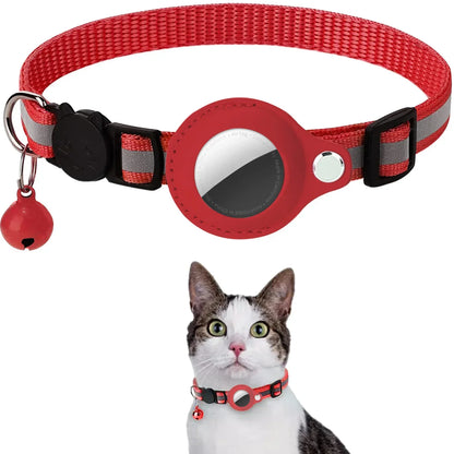 Adjustable Cat Air Tag Collar
