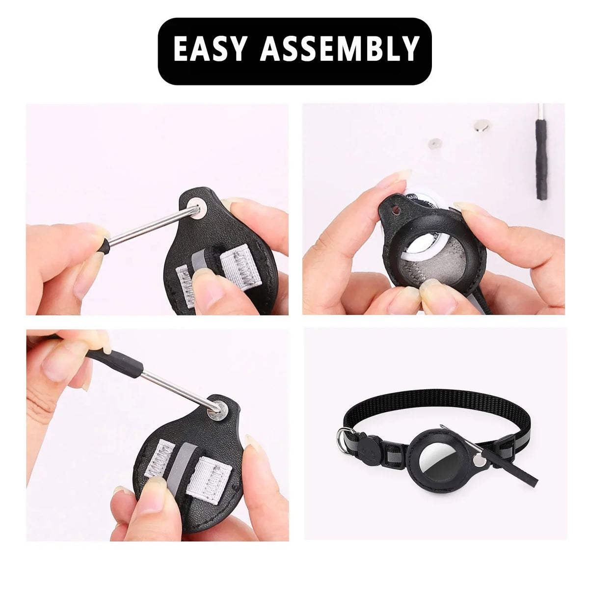 Adjustable Cat Air Tag Collar