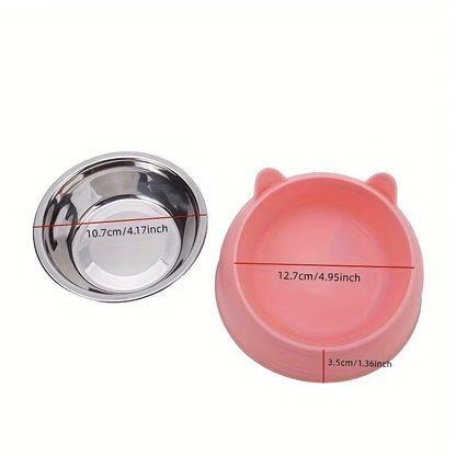 Elevated Stainless Steel Cat Bowl