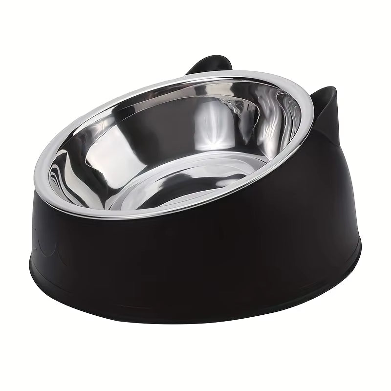 Elevated Stainless Steel Cat Bowl